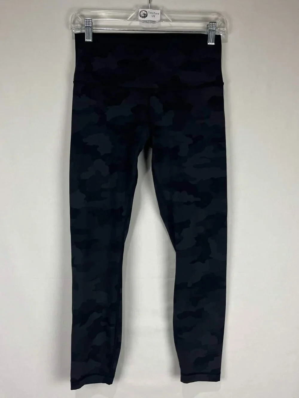 EUC Lululemon Wunder Under Leggings Womens Gray Camo Heritage 365 Camo Size 8